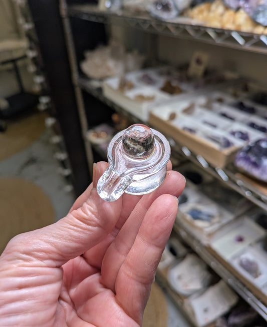 Himalayan Quartz Shivling from India