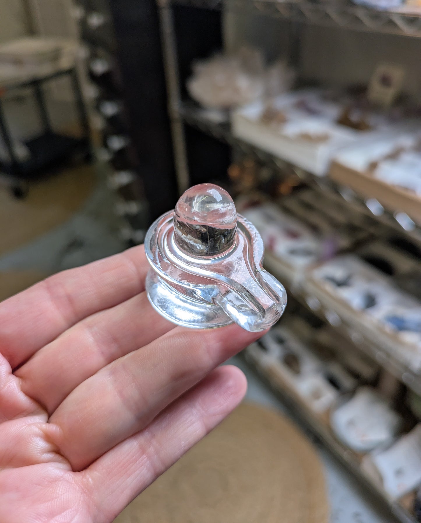 Himalayan Quartz Shivling from India