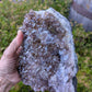 Amethyst, Chalcedony Drusy and Lepidocrocite from Uruguay