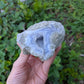Blue Chalcedony Geode from Malawi