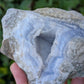 Blue Chalcedony Geode from Malawi