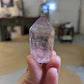 Polished Amethyst Quartz Tower with Powellite and Smokey Phantoms from Minas Gerais, Brazil