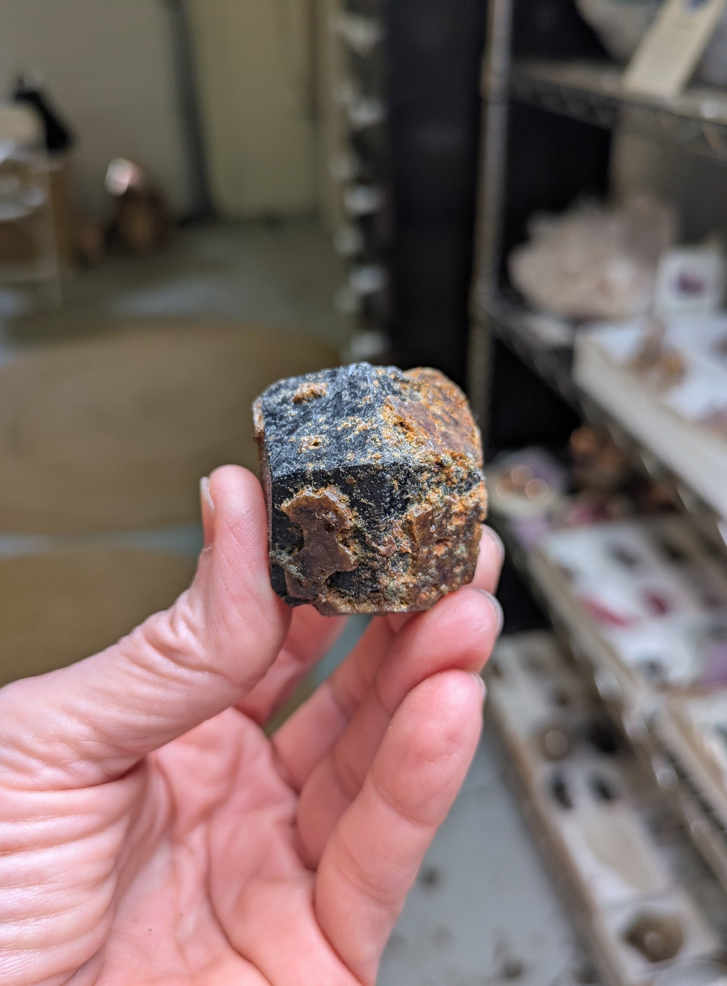 Anhydrite Garnet from Mali