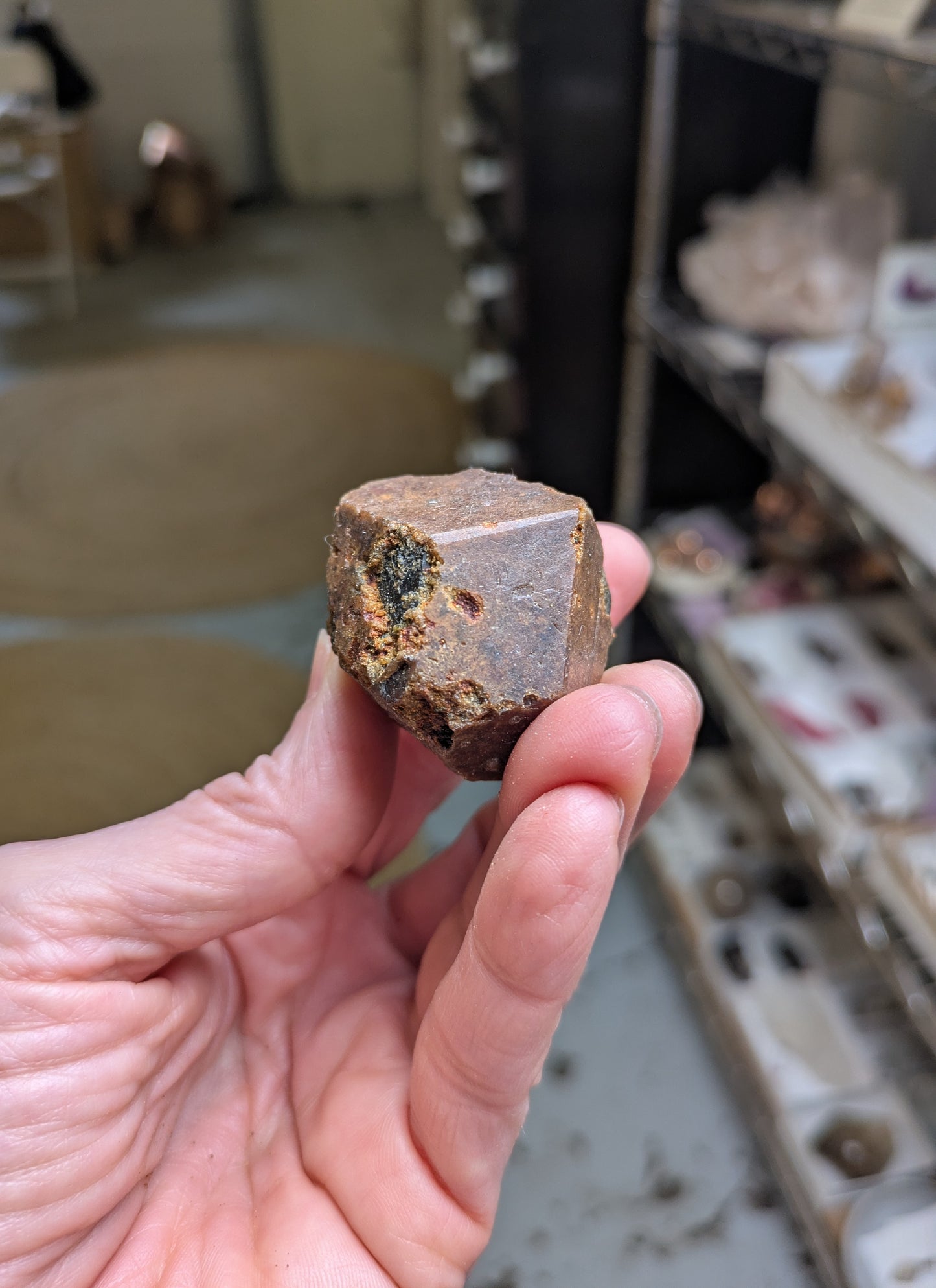 Anhydrite Garnet from Mali