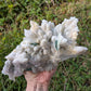 Amethyst Flower Quartz and Calcite from Rio Grande do Sul, Brazil