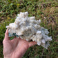 Amethyst Flower Quartz and Calcite from Rio Grande do Sul, Brazil