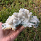 Amethyst Flower Quartz and Calcite from Rio Grande do Sul, Brazil