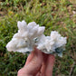 Amethyst Flower Quartz and Calcite from Rio Grande do Sul, Brazil