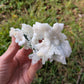 Amethyst Flower Quartz and Calcite from Rio Grande do Sul, Brazil