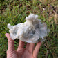 Amethyst Flower Quartz and Calcite from Rio Grande do Sul, Brazil