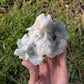 Amethyst Flower Quartz and Calcite from Rio Grande do Sul, Brazil