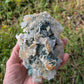 Amethyst Flower Quartz and Calcite from Rio Grande do Sul, Brazil