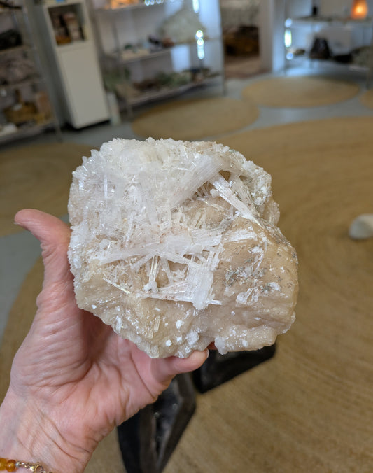 Stilbite with Scolecite from India