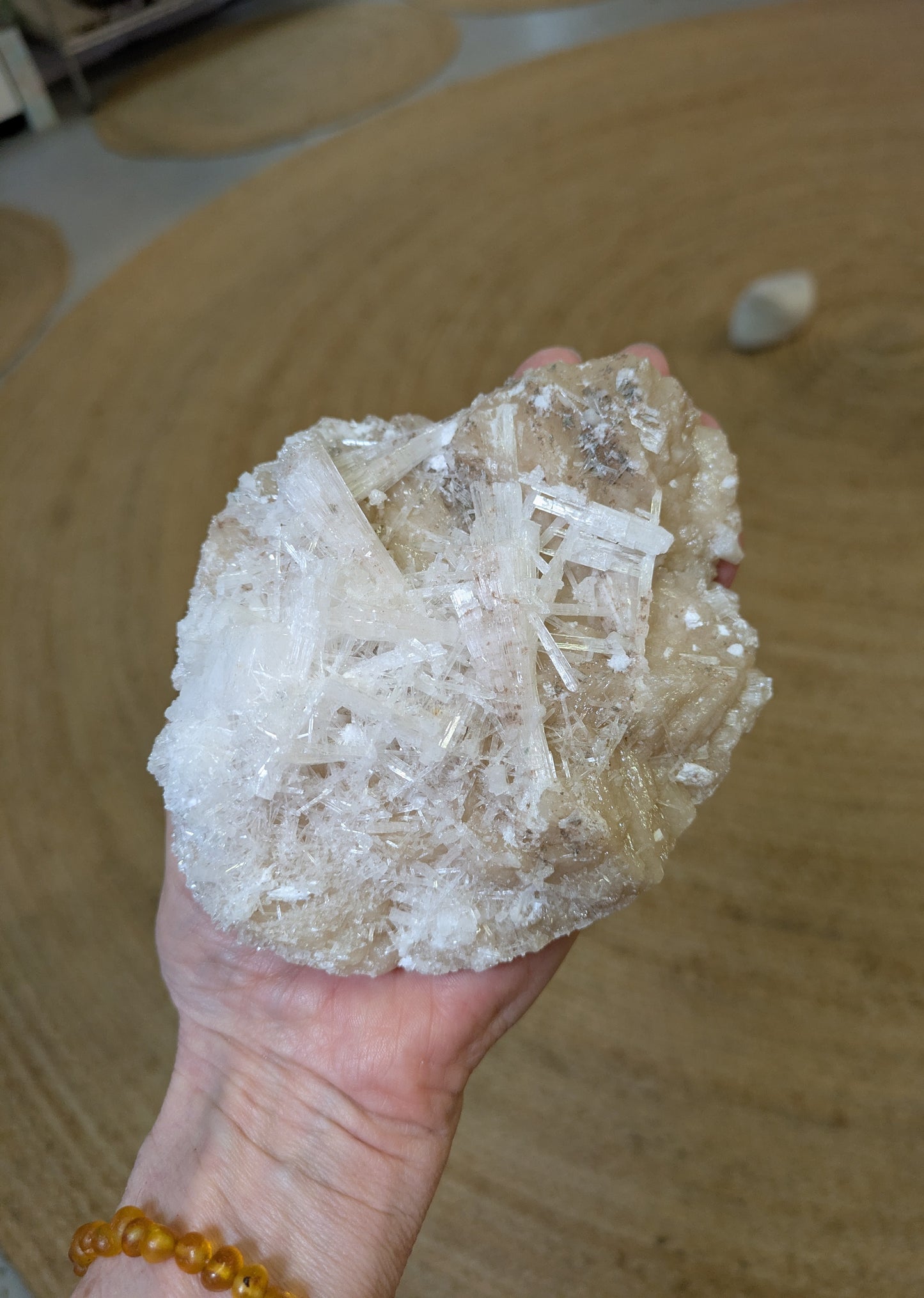 Stilbite with Scolecite from India