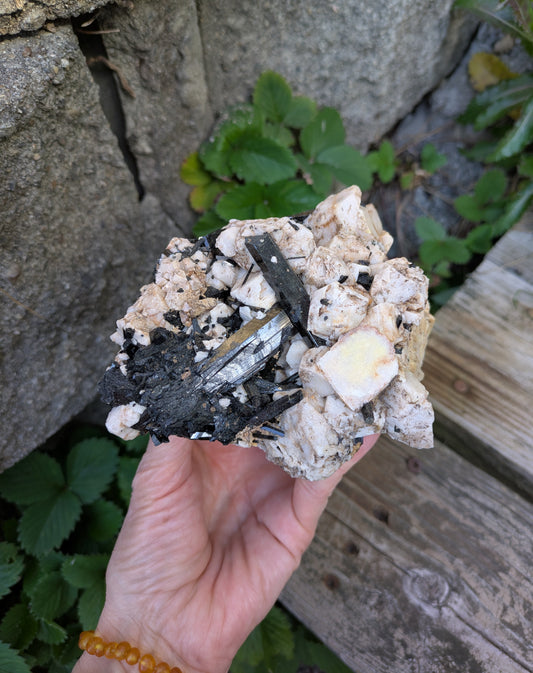 Aegirine and Feldspar from Mt. Malosa, Malawi