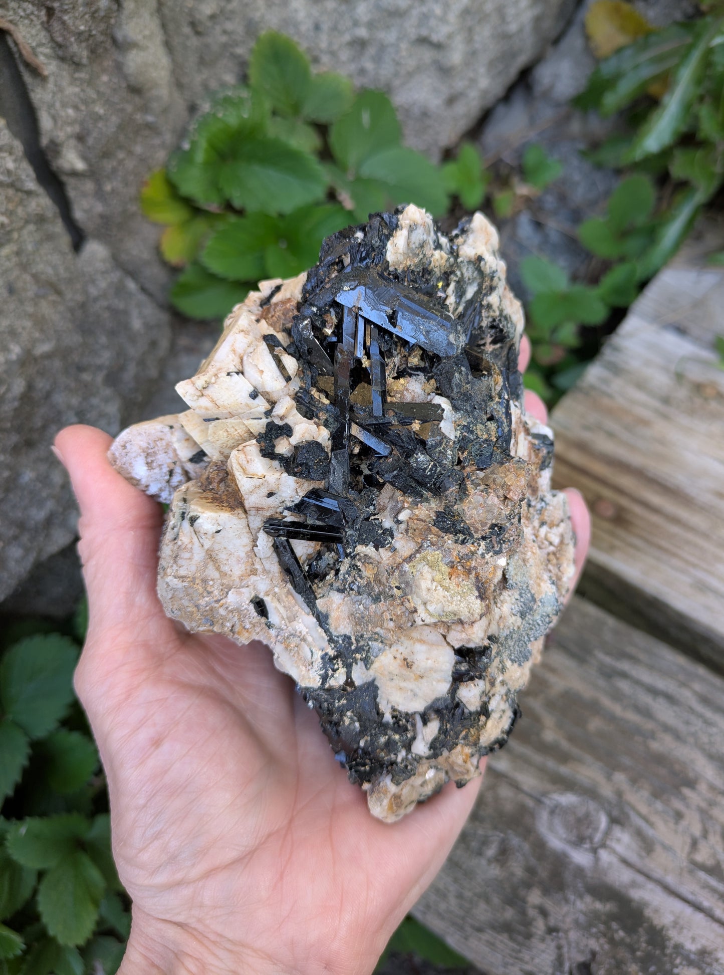 Aegirine and Feldspar from Mt. Malosa, Malawi