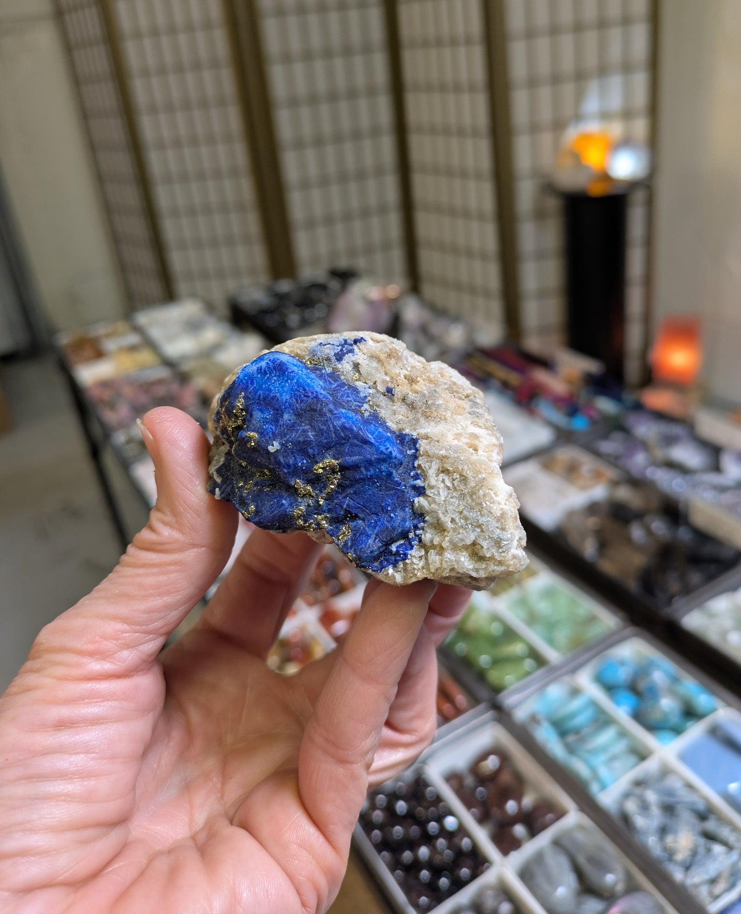 Lazulite and Pyrite from Afghanistan