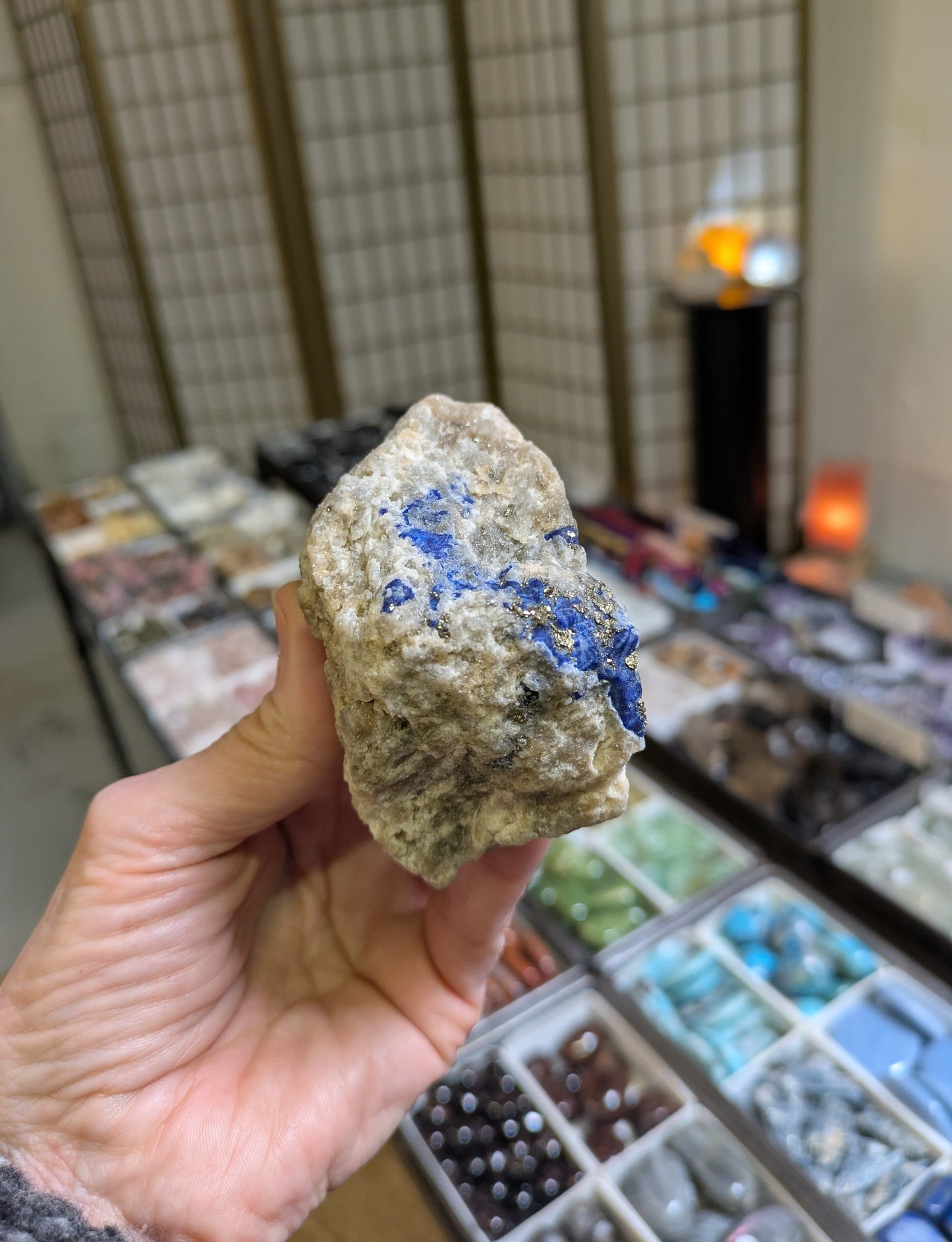 Lazulite and Pyrite from Afghanistan