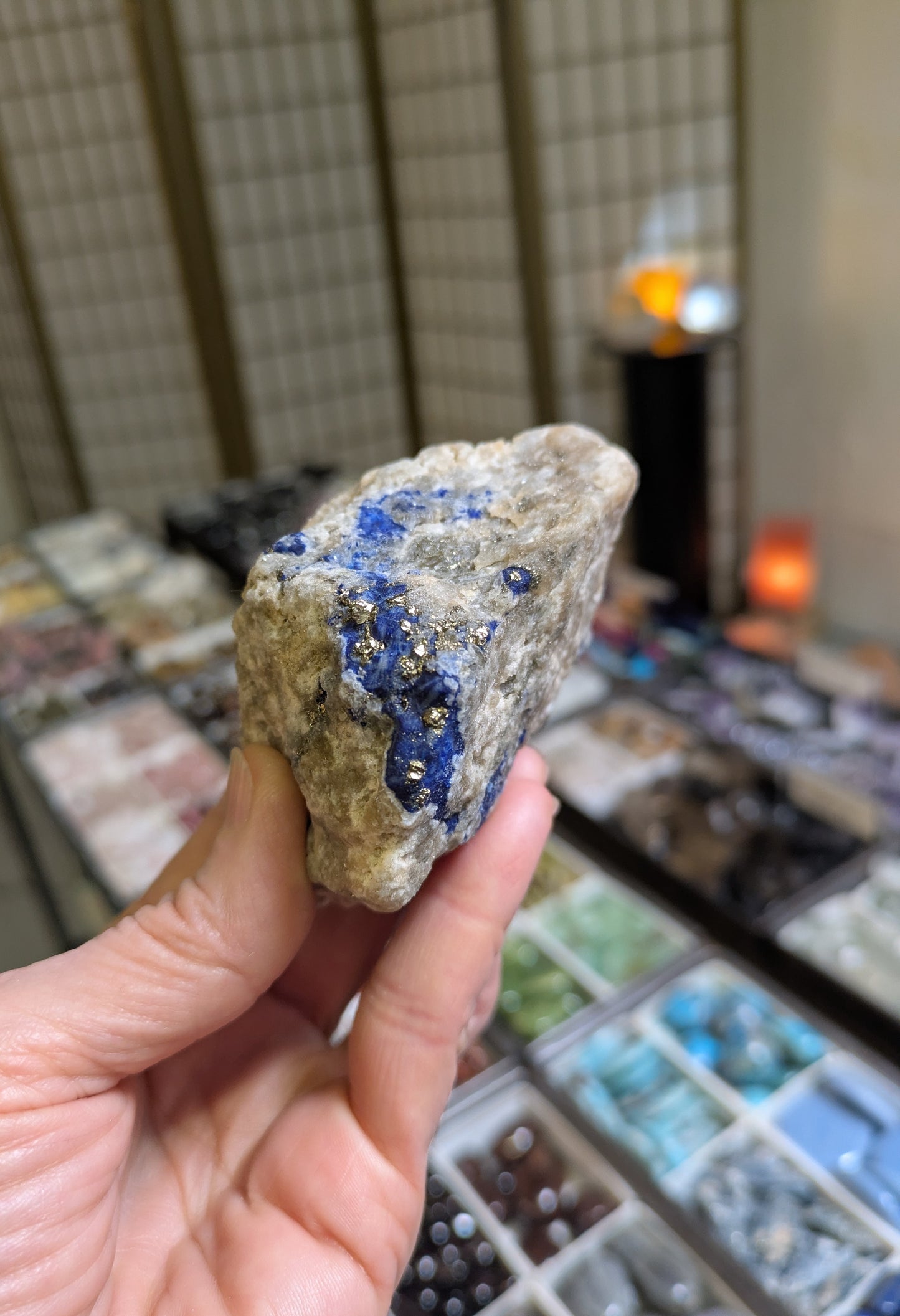 Lazulite and Pyrite from Afghanistan