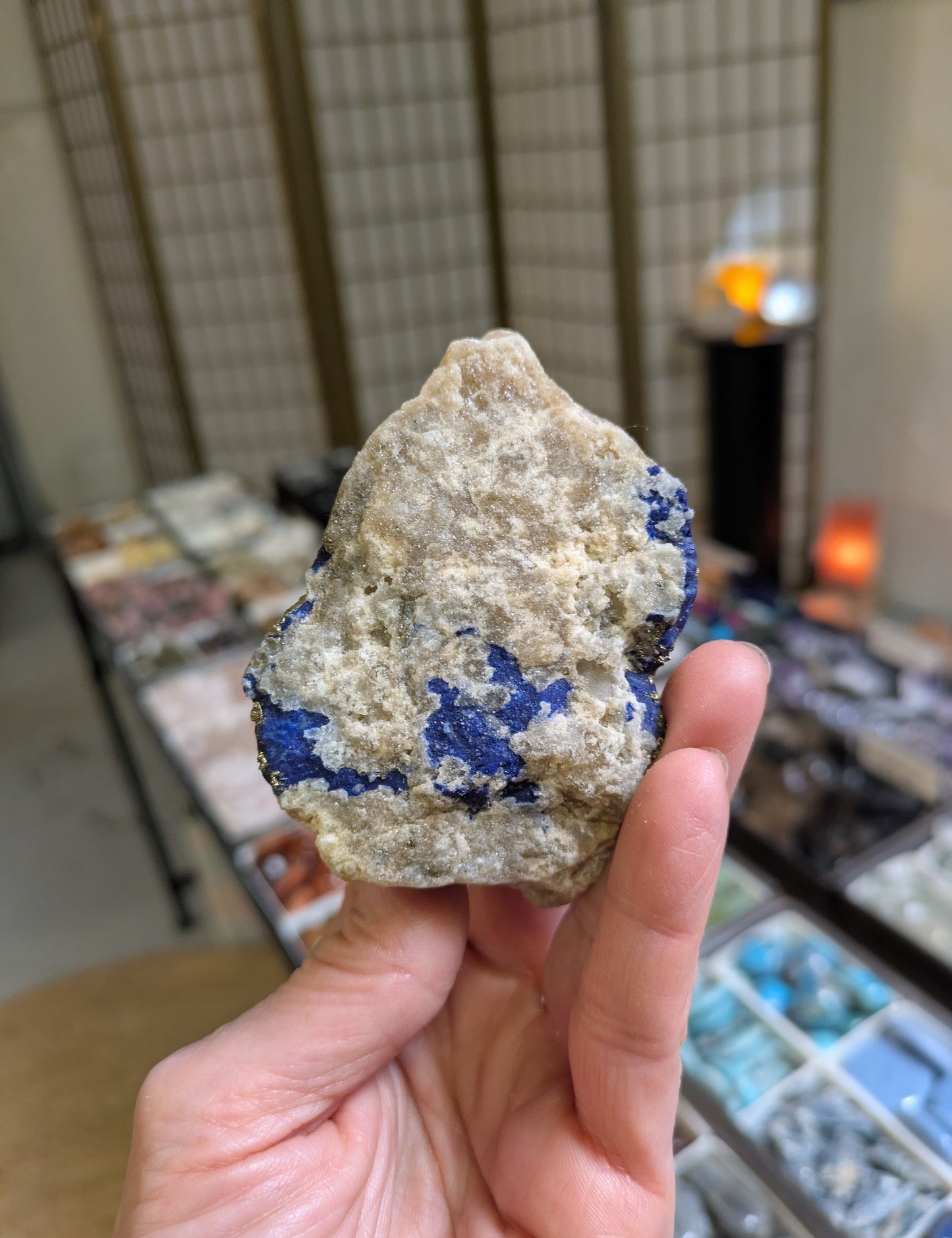 Lazulite and Pyrite from Afghanistan