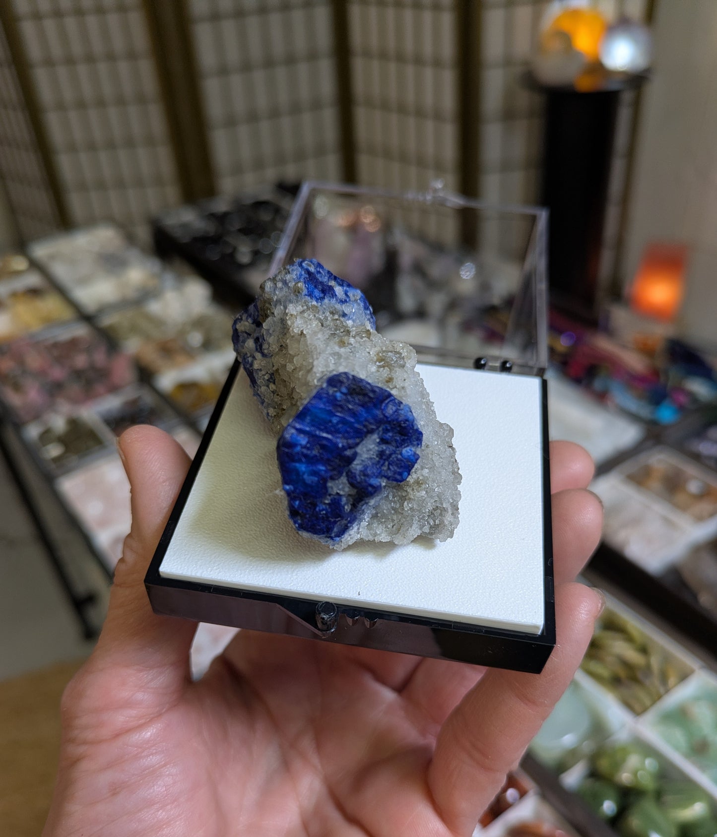 Lazulite and Quartz from Afghanistan