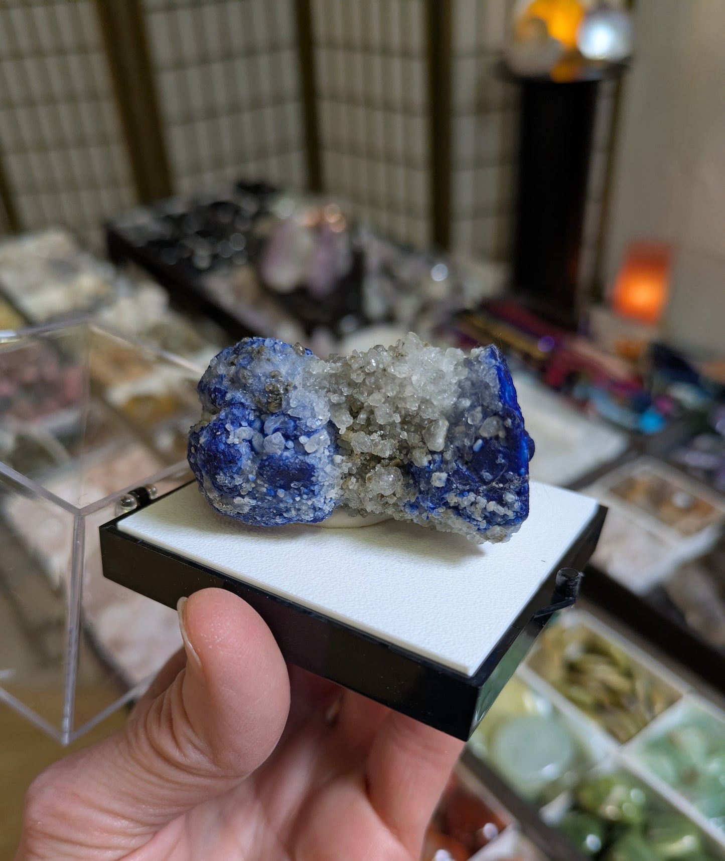 Lazulite and Quartz from Afghanistan
