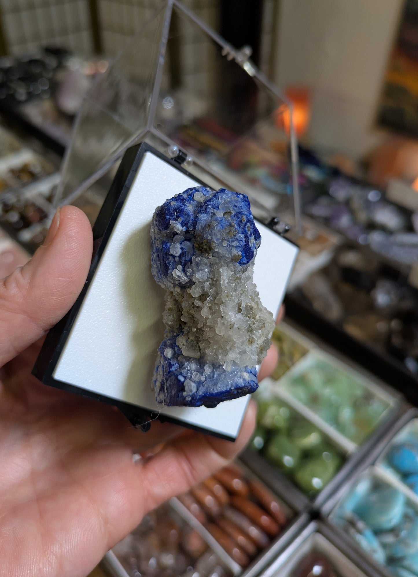 Lazulite and Quartz from Afghanistan
