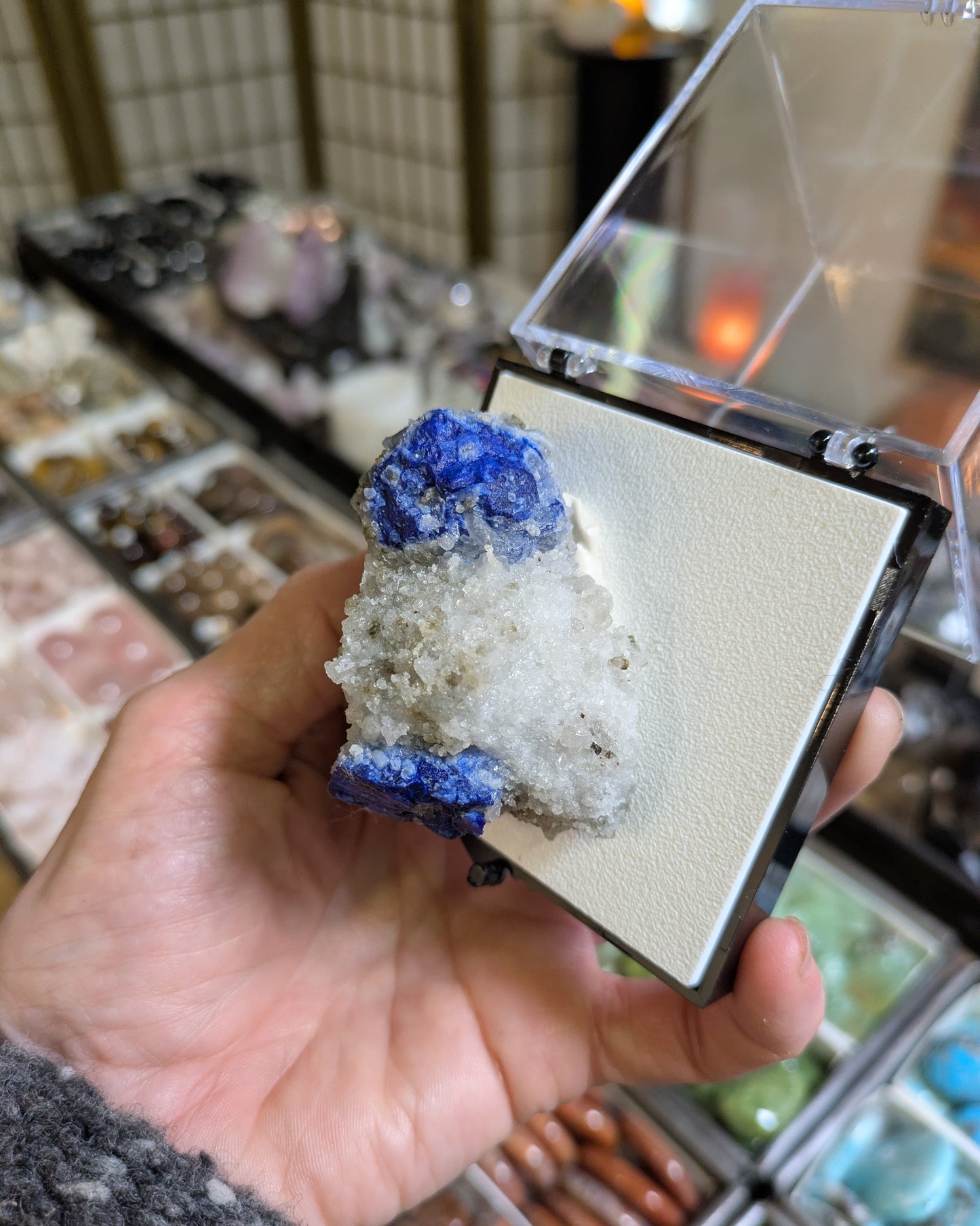 Lazulite and Quartz from Afghanistan