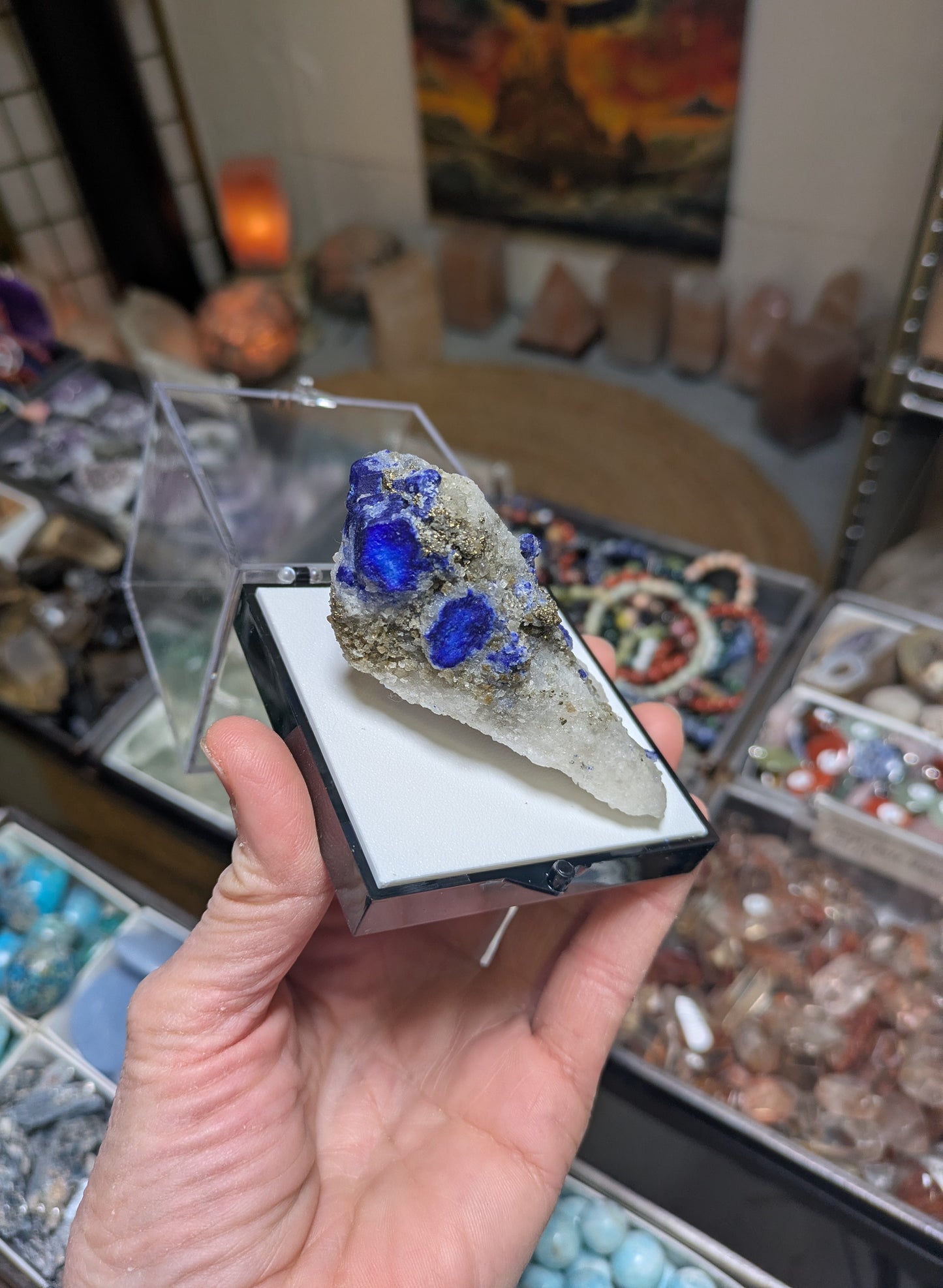 Lazulite, Pyrite and Quartz from Afghanistan