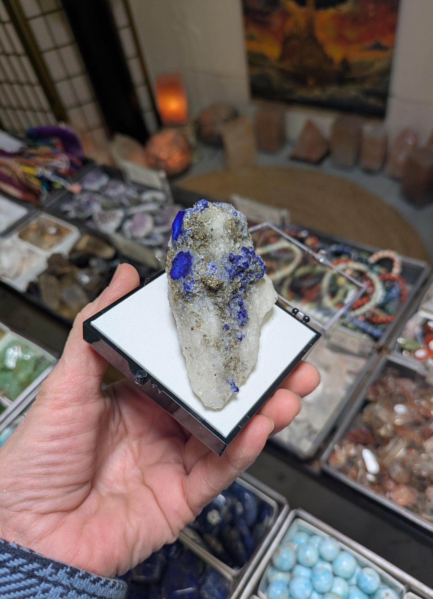 Lazulite, Pyrite and Quartz from Afghanistan