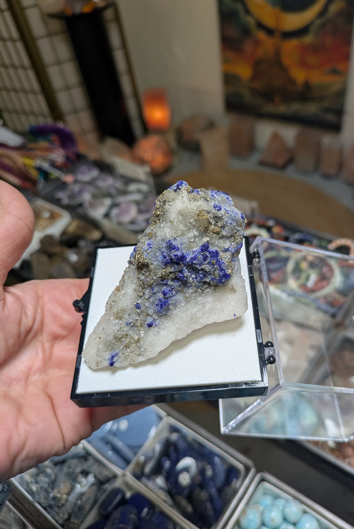 Lazulite, Pyrite and Quartz from Afghanistan