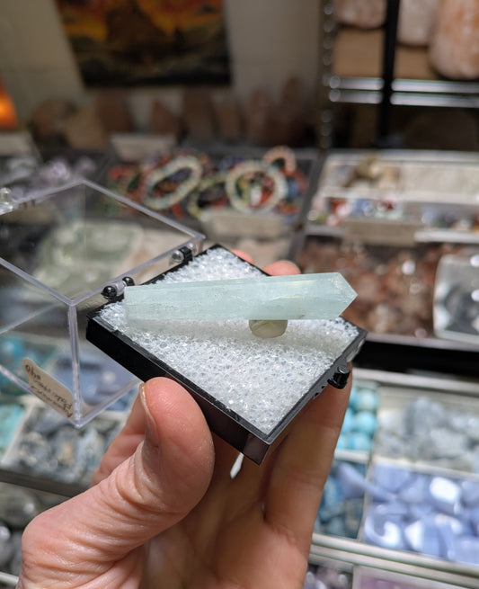 Aquamarine Polished Point from Pakistan