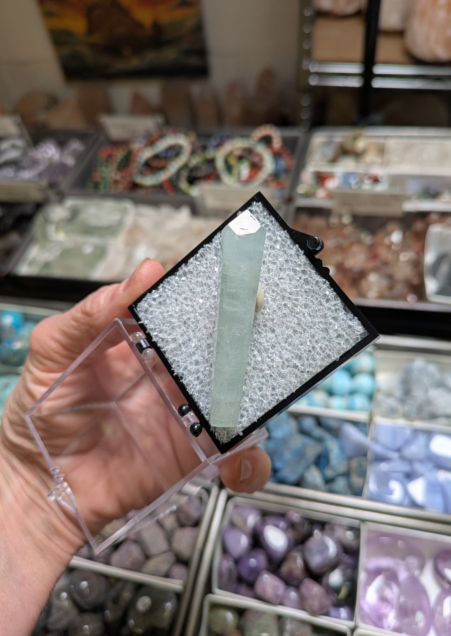 Aquamarine Polished Point from Pakistan