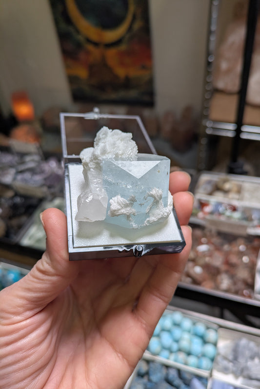 Aquamarine on Matrix from Pakistan
