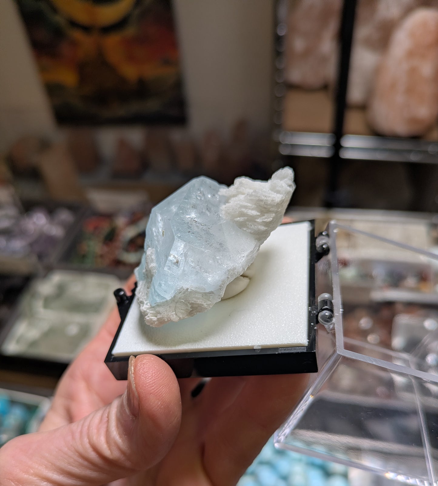 Aquamarine on Matrix from Pakistan