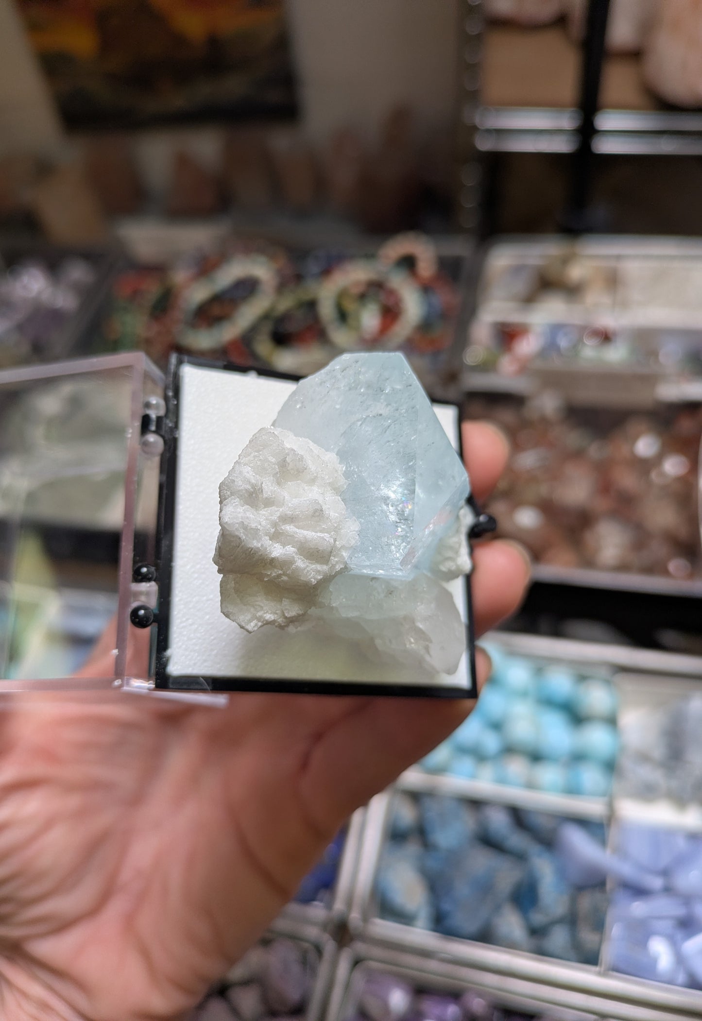 Aquamarine on Matrix from Pakistan