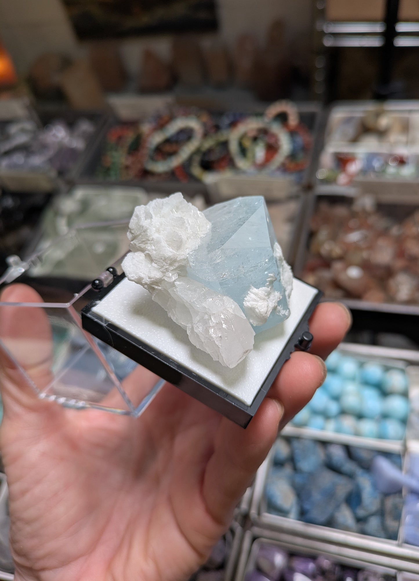 Aquamarine on Matrix from Pakistan