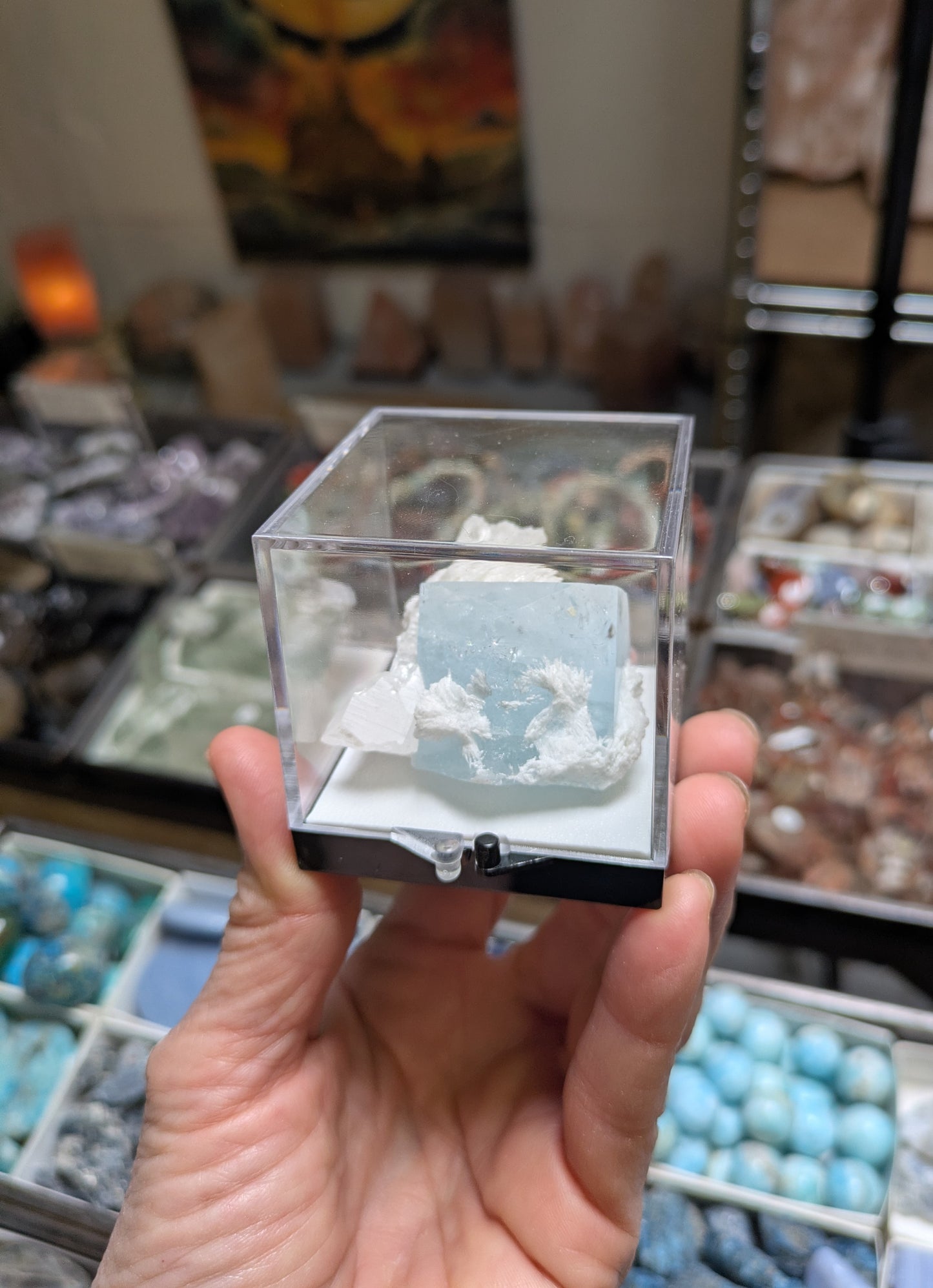 Aquamarine on Matrix from Pakistan