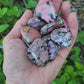 Rhodonite Heart from Pakistan