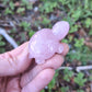 Rose Quartz Turtle Carved India (S-3)