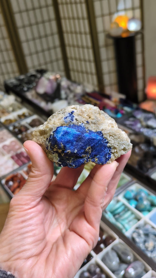 Lazulite and Pyrite from Afghanistan