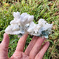Amethyst Flower Quartz and Calcite from Rio Grande do Sul, Brazil