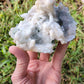 Amethyst Flower Quartz and Calcite from Rio Grande do Sul, Brazil