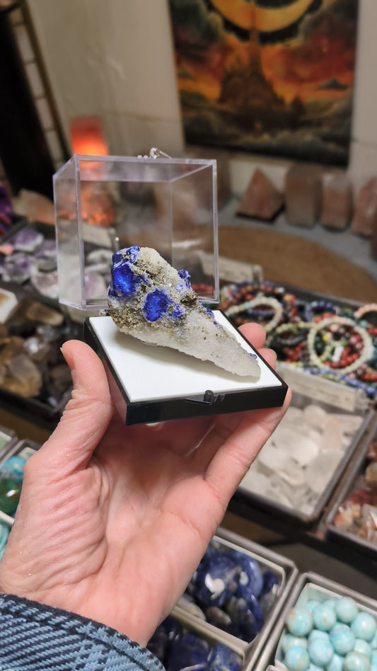 Lazulite, Pyrite and Quartz from Afghanistan