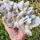 Amethyst Flower Quartz and Calcite from Rio Grande do Sul, Brazil