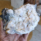 Mangano Calcite with Sphalerite and Pyrite from Peru