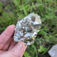Pyrite and Quartz from Huanzala Mine, Bolognesi Province, Ancash Department, Peru
