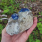 Afghanite, Lazulite, and Pyrite from Pakistan