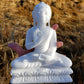 Marble Sitting Buddha Carving from India