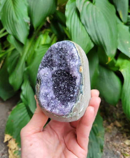 Amethyst Cut Base from Uruguay